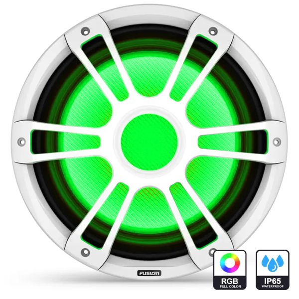 FUSION Subwoofer Signature 3i Serie, weiß, Sport-Grill, RGB, 12"