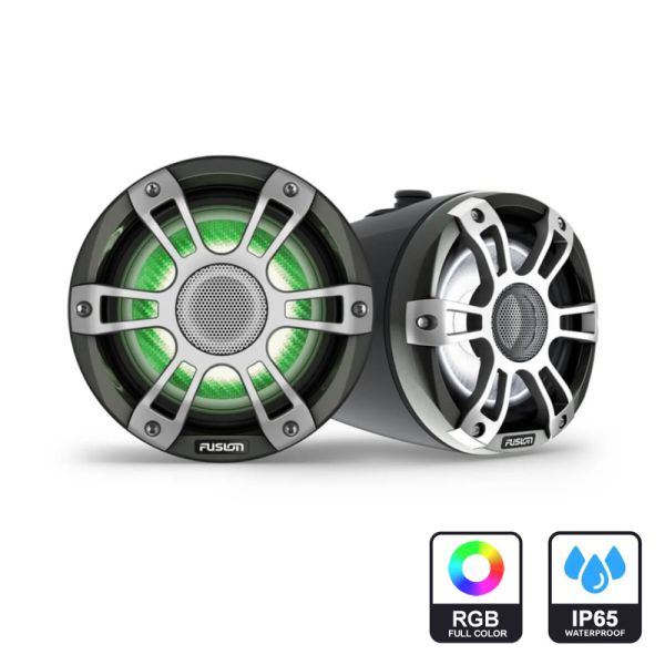 FUSION Waketower-Lautsprecher Signatur 3i-Serie, grau, Sport, 6.5", RGB