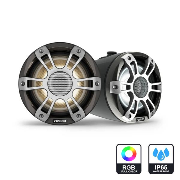 FUSION Waketower-Lautsprecher Signatur 3i-Serie, grau, Sport, 6.5", RGB