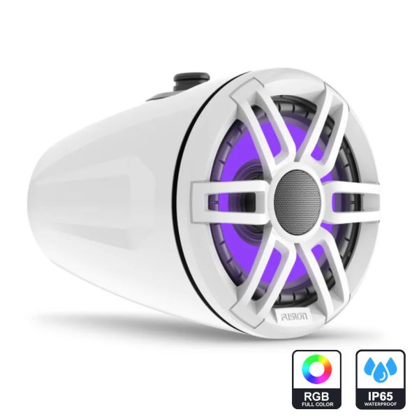 FUSION Waketower-Lautsprecher XS-Serie, weiß, Sport, 6.5", RGB