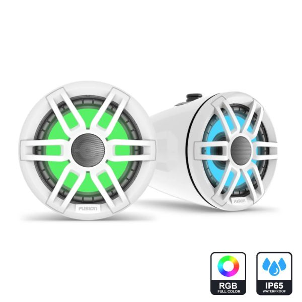 FUSION Waketower-Lautsprecher XS-Serie, weiß, Sport, 6.5", RGB