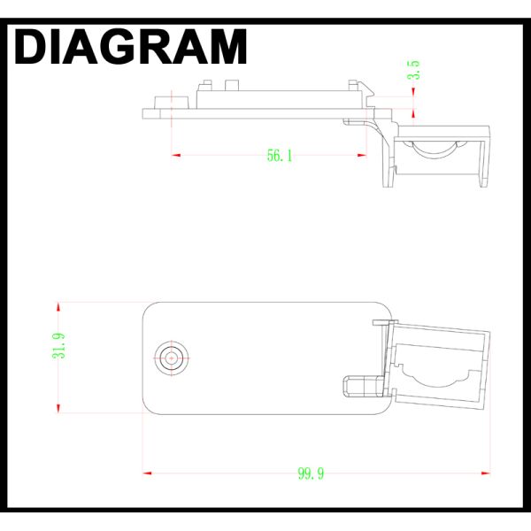 Griffleisten-Kamera Audi A3(8P), A4(B8), A6(C6), A8, Q7