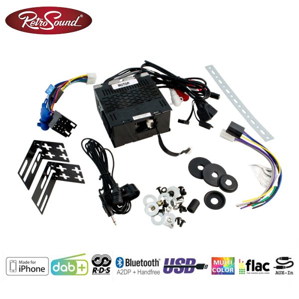 RETROSOUND Radiomodul (UKW/DAB+) inklusive Einbaumaterial und Verkabelung