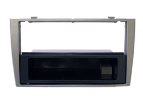 Radioblende 1DIN silber