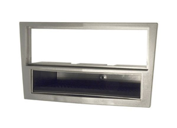 Radioblende 1DIN silber