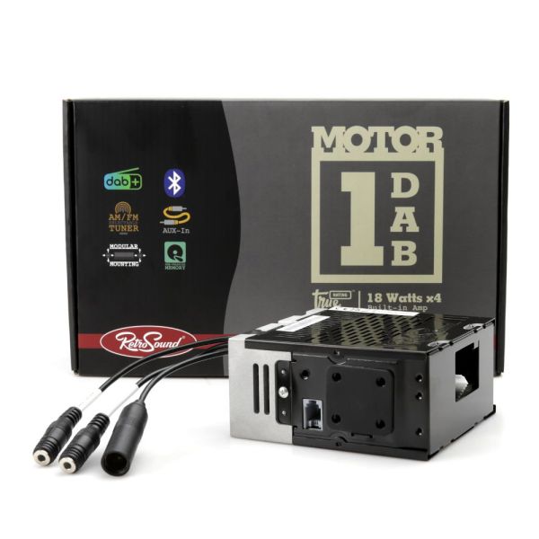 RETROSOUND "MOTOR-1DAB-1" DAB+ Komplett-Set "Becker Chrome" mit Bluetooth