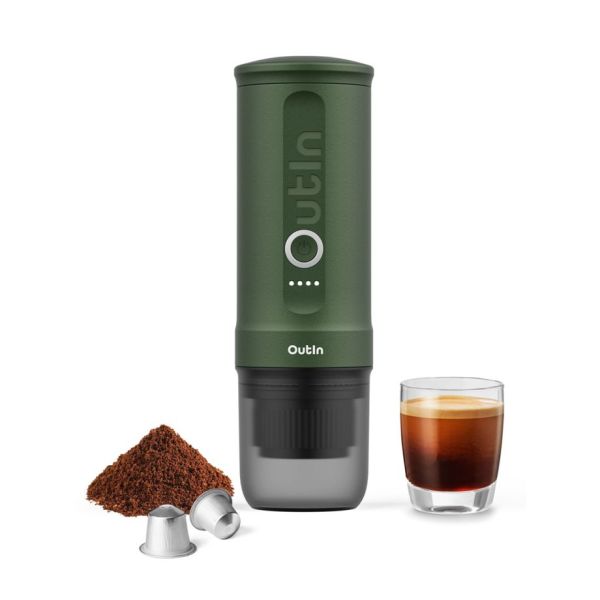 OutIn Nano Espressomaschine Grün