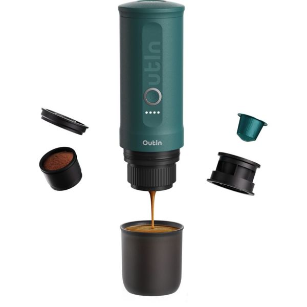 OutIn Nano Espressomaschine Blaugrün