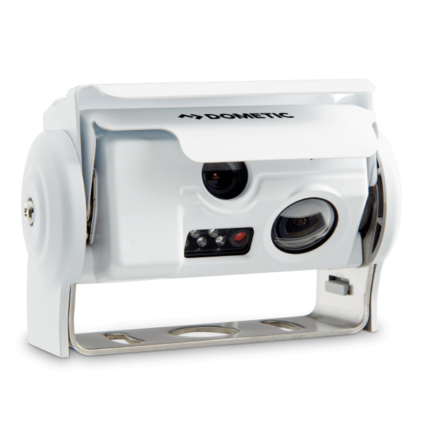 PerfectView CAM 44W NAV Doppelkamera mit Shutter, weiß, 140 ° diagonal