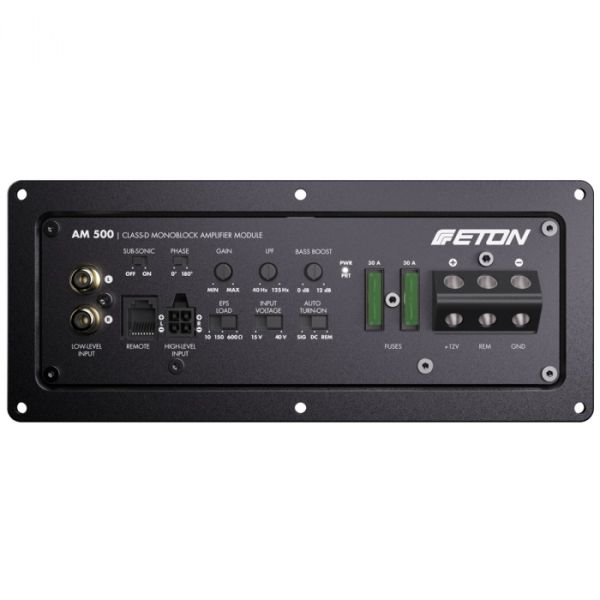 ETON AM 500 Mono-Amplifiermodul 1 x 500 W, Verstärker Modul für Subwoofer