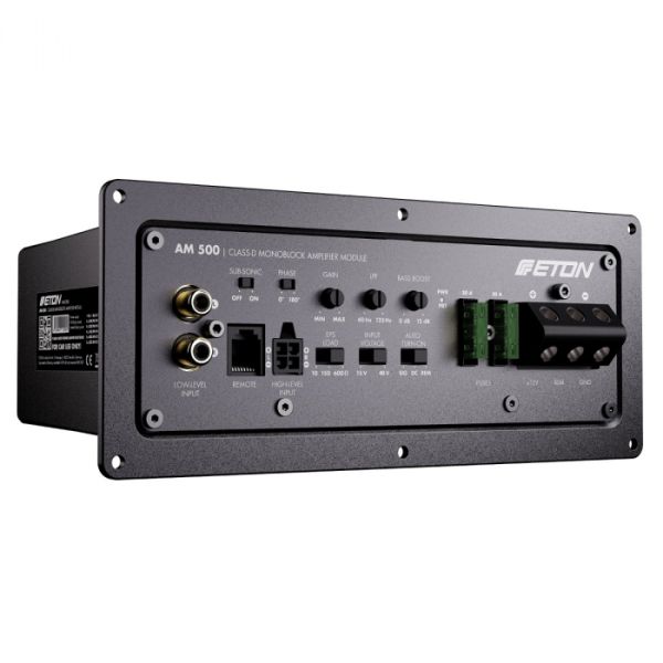 ETON AM 500 Mono-Amplifiermodul 1 x 500 W, Verstärker Modul für Subwoofer
