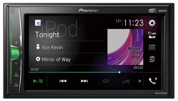 DMH-A3300DAB 2DIN Tuner mit DAB und BT