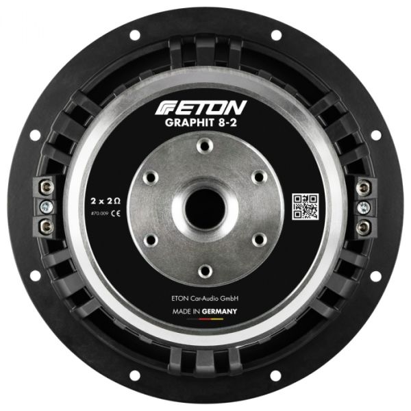 ETON Graphit 8-2 20 cm 2 x 2 Ohm Subwoofer Chassis