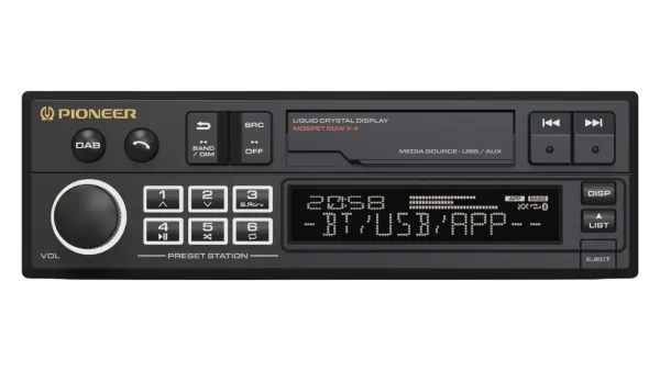 Pioneer TS-X40SXT + SXT-C10PS Retro-SET 3-Wege-Bassreflex-Lautsprecher + Radio