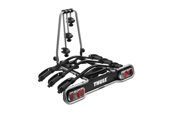Thule EuroRide 3-Bike Anhängerkupplungs-Fahrradträger 13-polig schwarz/aluminium