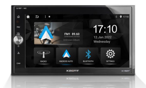 X-527 - XZENT 2-Din Infotainer mit CarPlay und GAA