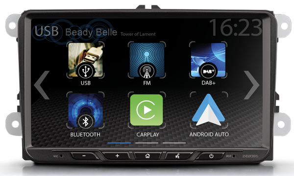 Z-E2065 Naviceiver, inklusive Wireless Apple CarPlay und Wireless Android Auto TM
