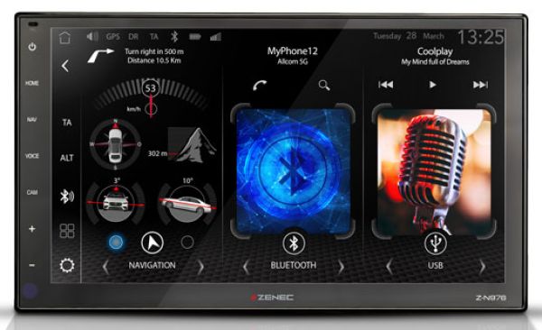 ZENEC Z-N976 - 9" 2-DIN Infotainer mit wireless GAA und CP